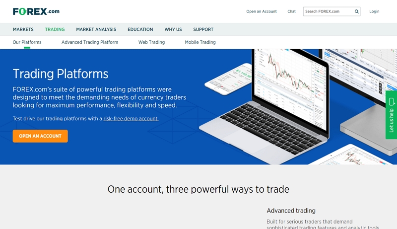 Broker forex.com-site